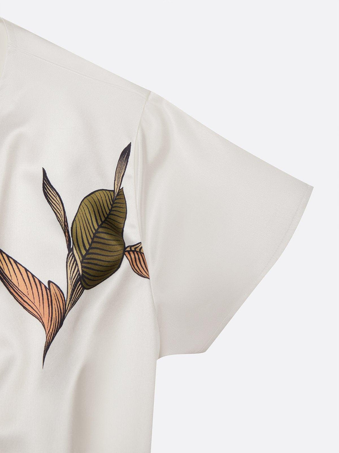 Floral Wrap Midi-kjole for kvinner med knyting i midjen