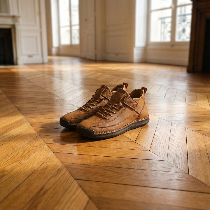 Naisten mukavat vegaaniset nahkaiset nauhalenkkarit