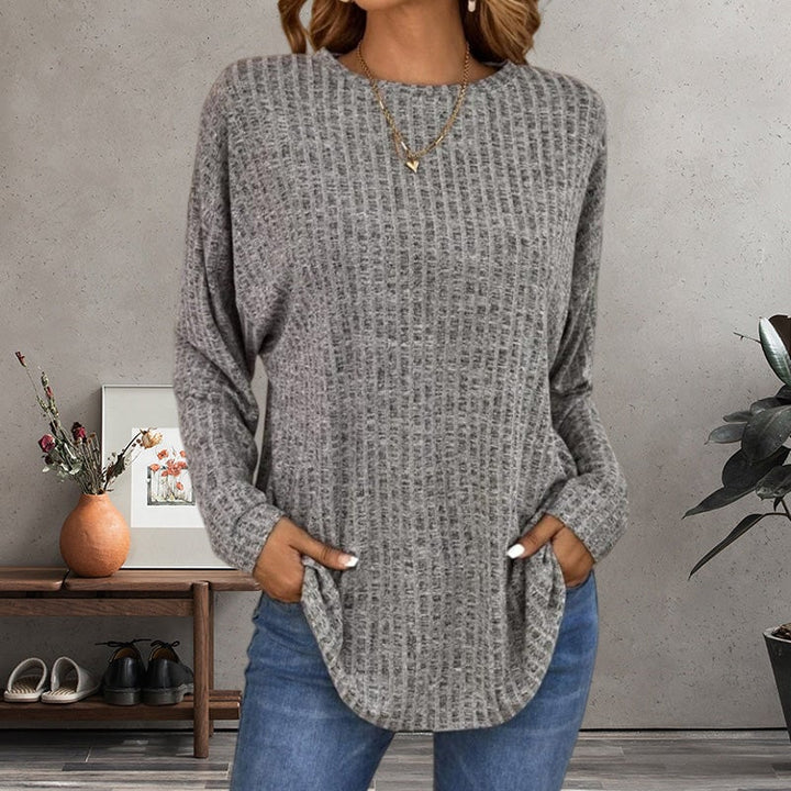 Pull en tricot douillet et décontracté pour femme