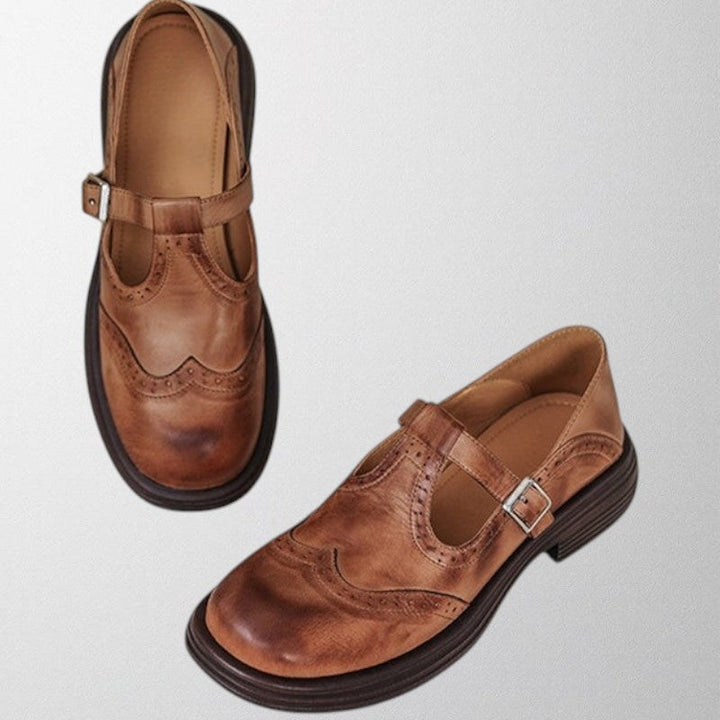 Elegante Lederschuhe für Damen, bequem und vielseitig