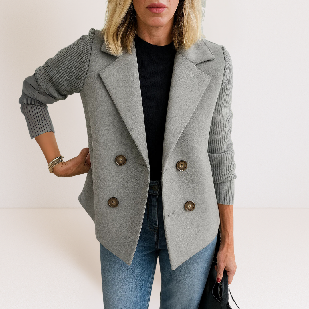 Women’s Slim Fit Double-Breasted Blazer Jacket