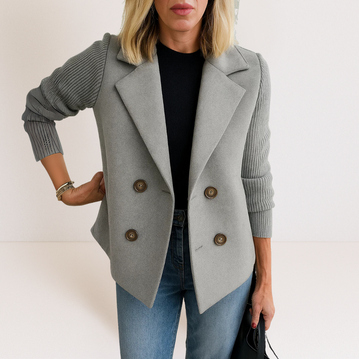 Women’s Slim Fit Double-Breasted Blazer Jacket