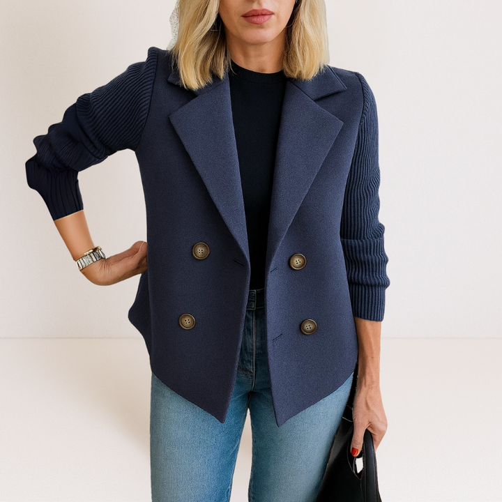 Women’s Slim Fit Double-Breasted Blazer Jacket