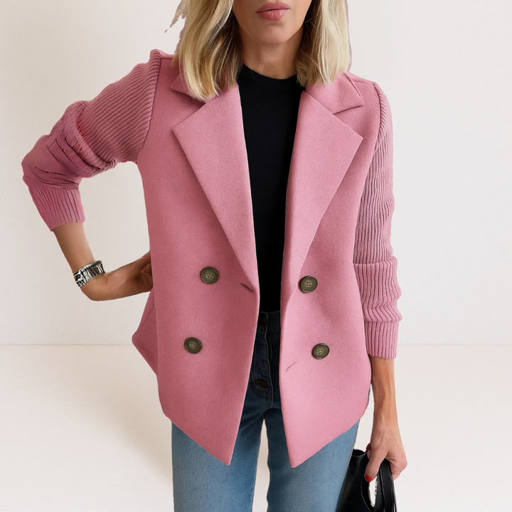 Women’s Slim Fit Double-Breasted Blazer Jacket