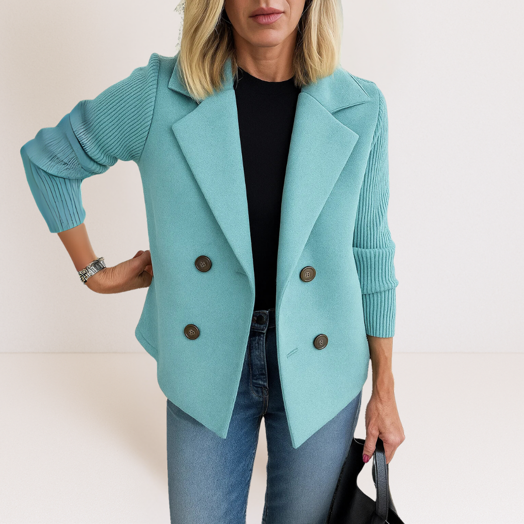 Women’s Slim Fit Double-Breasted Blazer Jacket