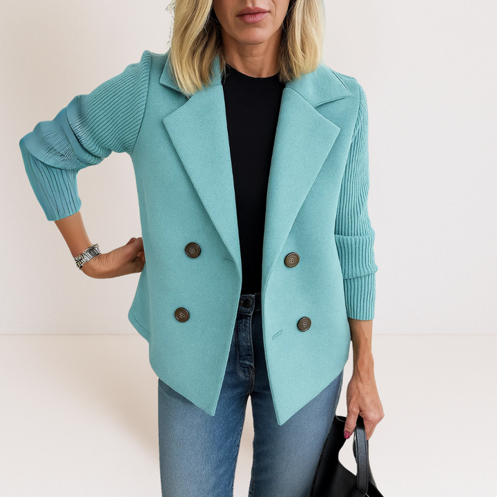 Women’s Slim Fit Double-Breasted Blazer Jacket