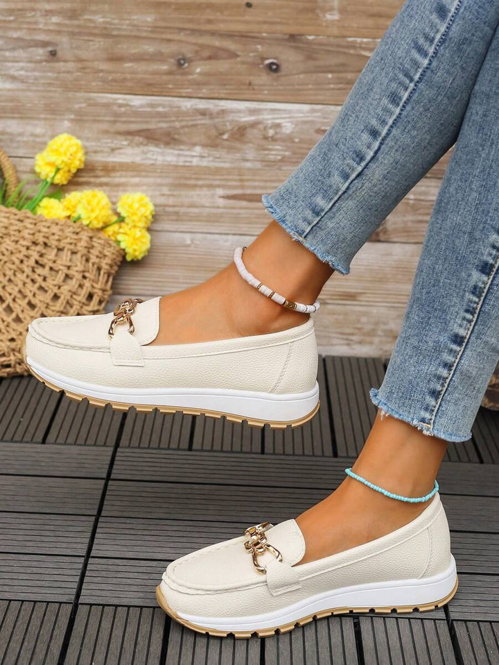 Ortopediske loafers med polstret buestøtte