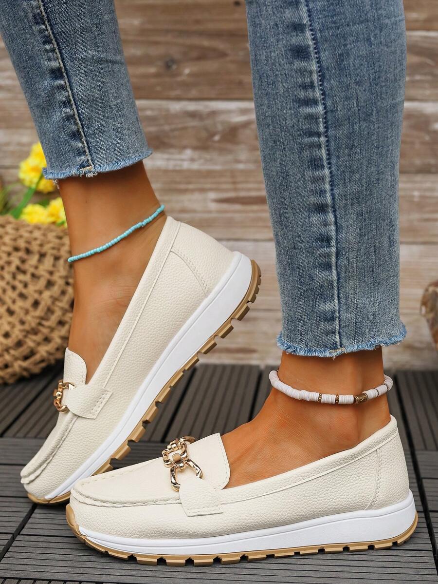 Ortopediske loafers med polstret buestøtte