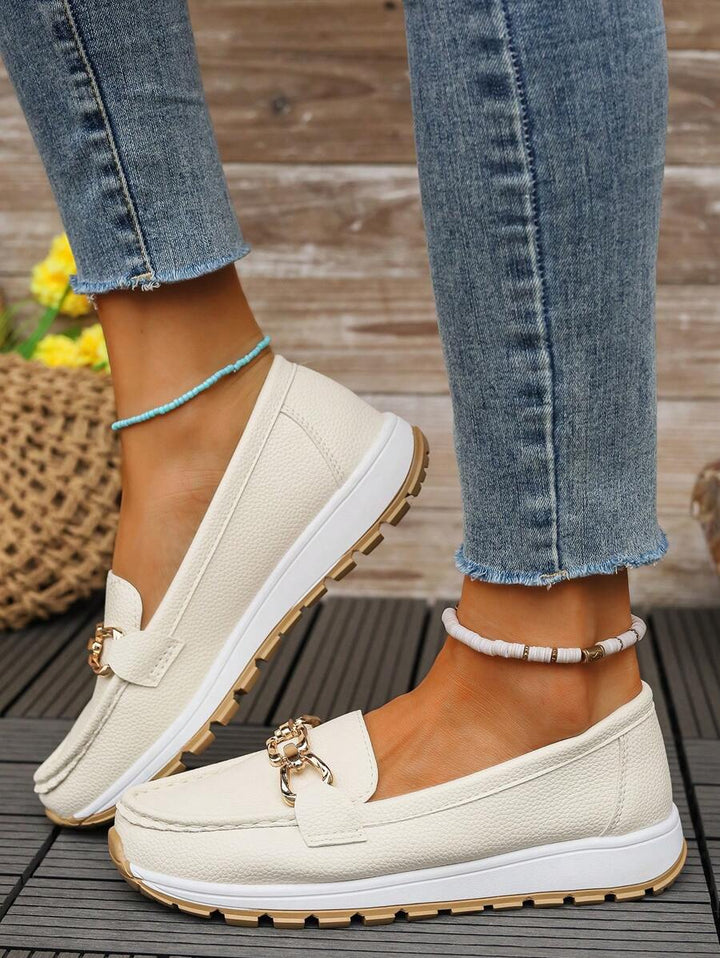 Ortopediske loafers med polstret buestøtte