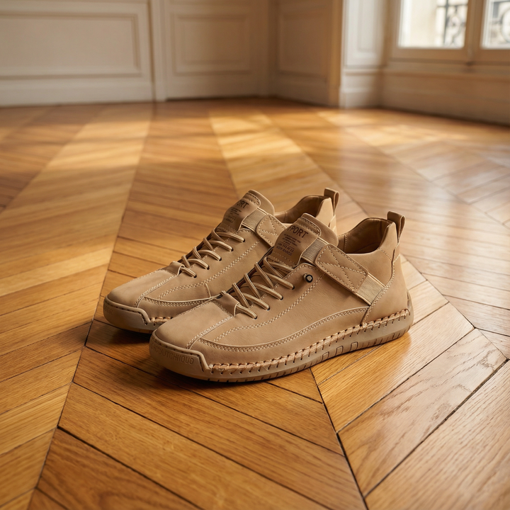 Naisten mukavat vegaaniset nahkaiset nauhalenkkarit