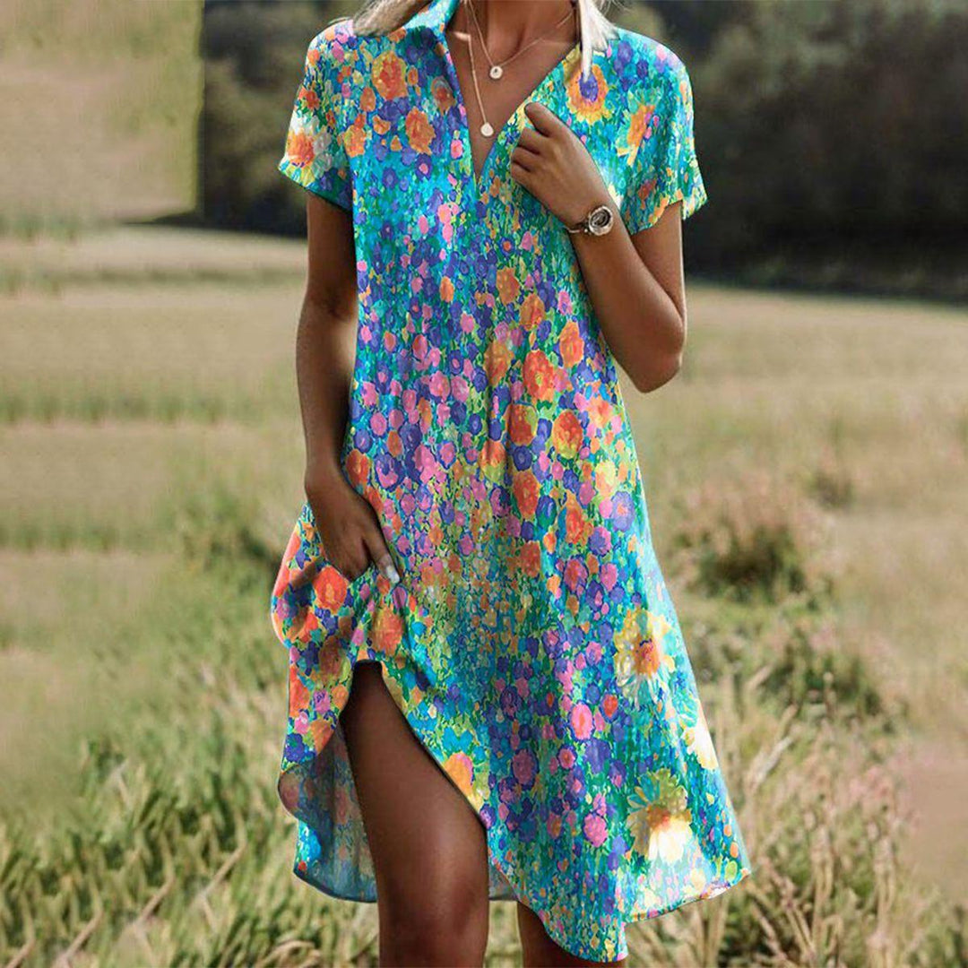 Women's Summer Dress Flattering Breezy | Lightweight Cotton SandStone Boutique Women's Summer Dress Flattering Breezy | Lightweight Cotton SandStone Boutique