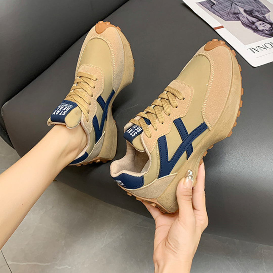 Baskets respirantes pour femmes avec semelle intérieure douce et rembourrée – Élégantes et confortables