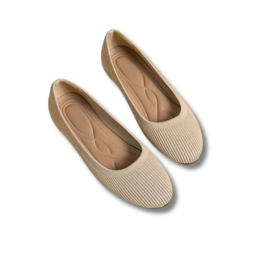 Ballet Flats Stylish Comfy Women Leather Padded Insole Flexible Sole