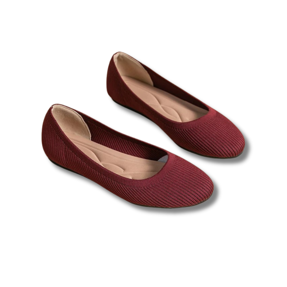 Ballet Flats Stylish Comfy Women Leather Padded Insole Flexible Sole