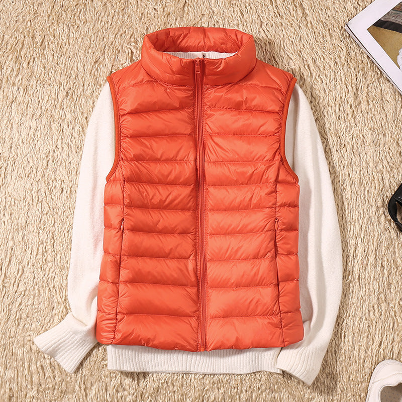 Gilet impermeabile da donna: design plissettato leggero, confortevole e lusinghiero