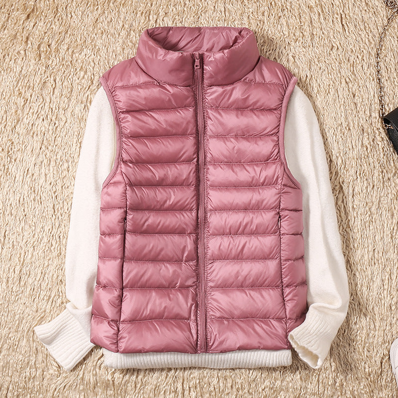 Gilet impermeabile da donna: design plissettato leggero, confortevole e lusinghiero
