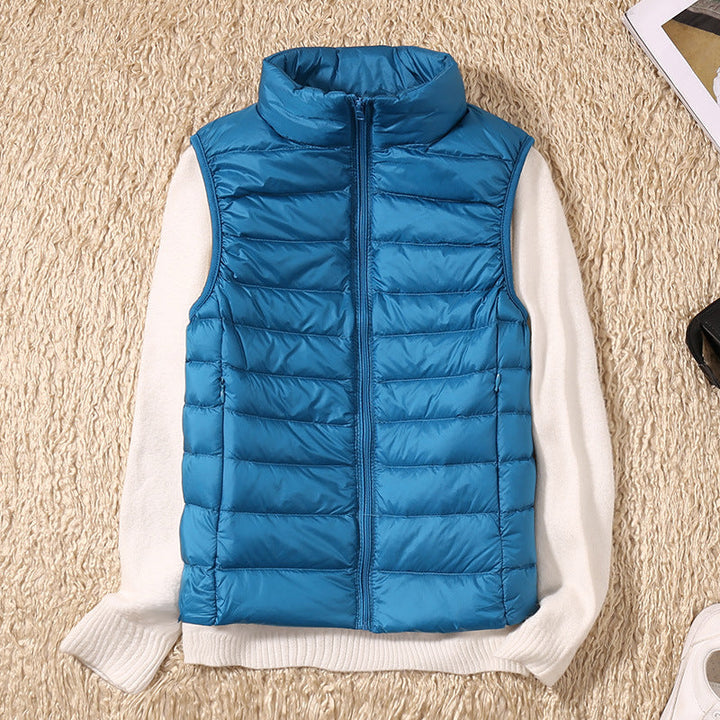 Gilet impermeabile da donna: design plissettato leggero, confortevole e lusinghiero