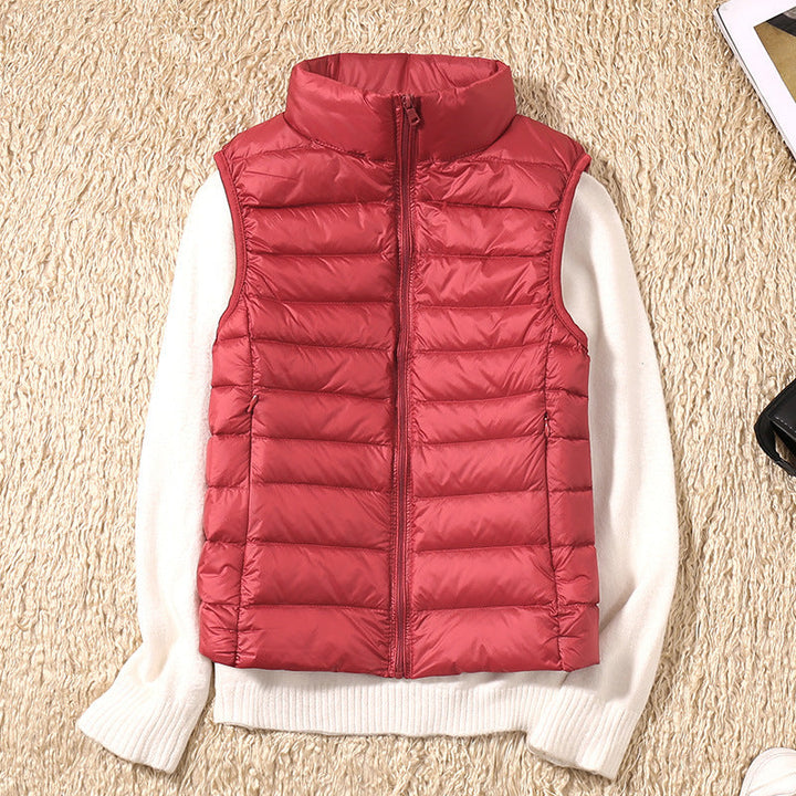 Gilet impermeabile da donna: design plissettato leggero, confortevole e lusinghiero