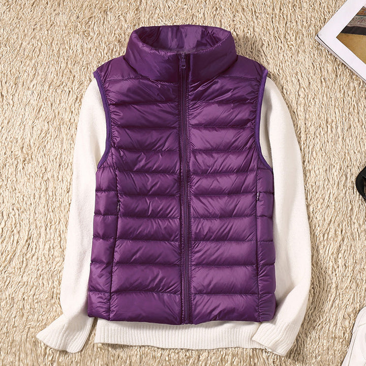 Gilet impermeabile da donna: design plissettato leggero, confortevole e lusinghiero