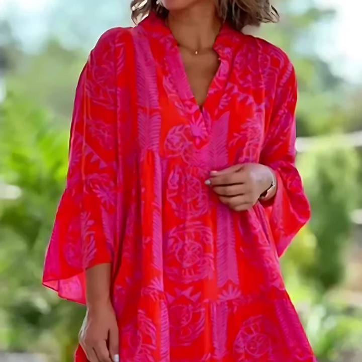 Women’s Stylish Comfortable Red Summer Dress