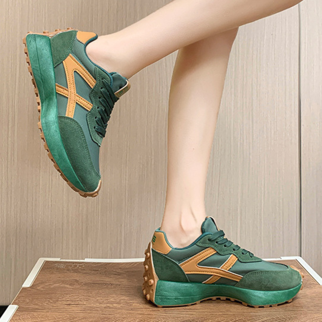 Baskets respirantes pour femmes avec semelle intérieure douce et rembourrée – Élégantes et confortables