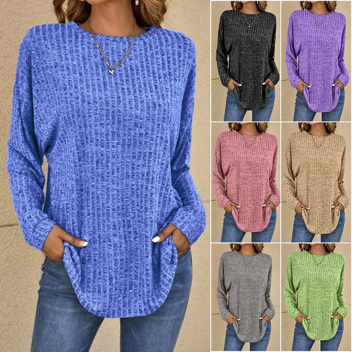Pull en tricot douillet et décontracté pour femme