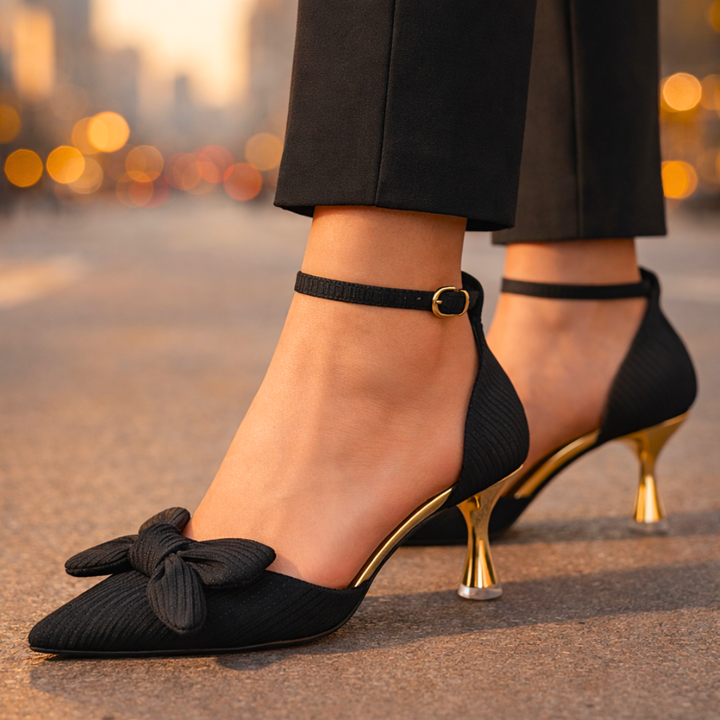 Komfortable kjolehæle til kvinder med buestøtte til trykaflastning