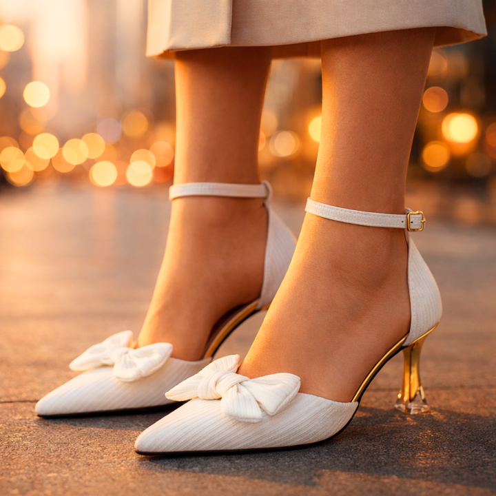 Komfortable kjolehæle til kvinder med buestøtte til trykaflastning