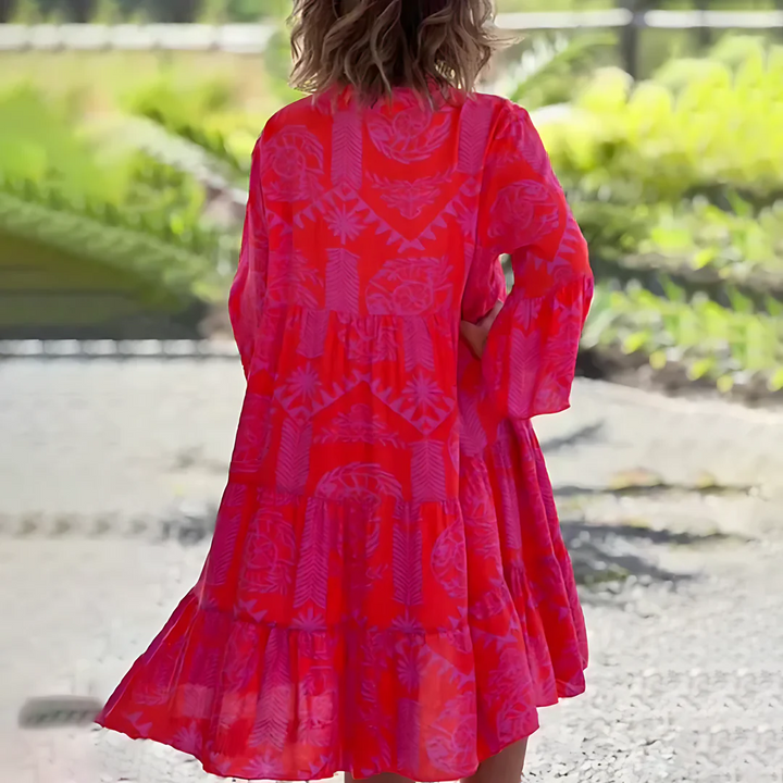 Women’s Stylish Comfortable Red Summer Dress