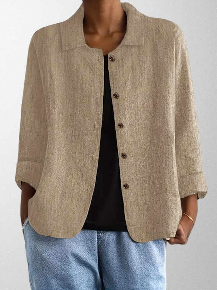 Elegante Damenbluse, lockere Passform & vielseitiger Stil