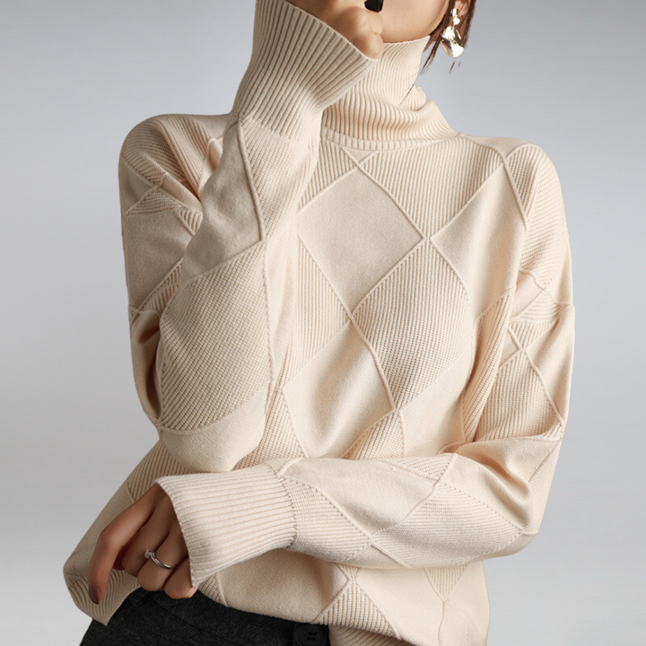 Women's Soft Lightweight Turtleneck Knit Sweater
