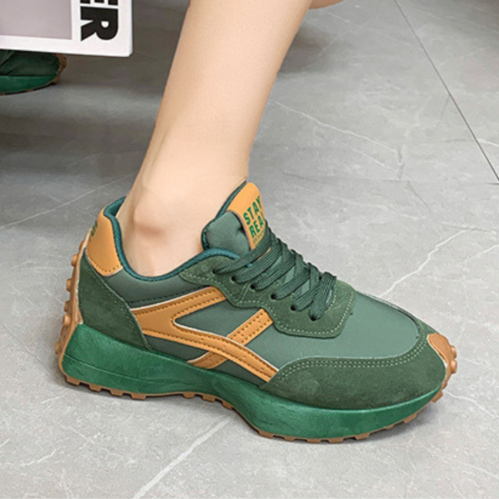 Baskets respirantes pour femmes avec semelle intérieure douce et rembourrée – Élégantes et confortables