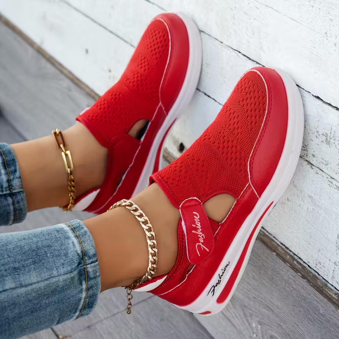 Women’s Cushioned Slip-On Walking Shoes for All-Day Comfort and Support