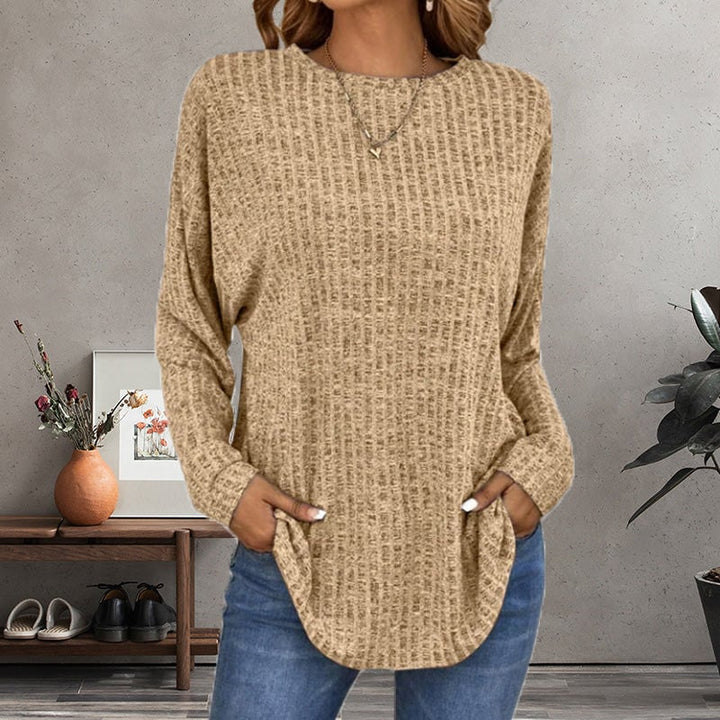 Pull en tricot douillet et décontracté pour femme