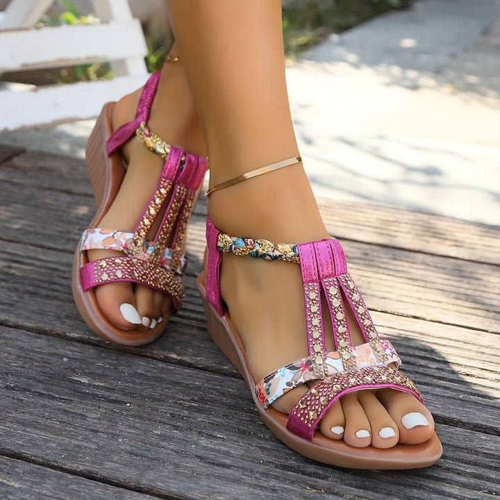 Boho-Chic-Sandalen für Damen | Leichte Riemen