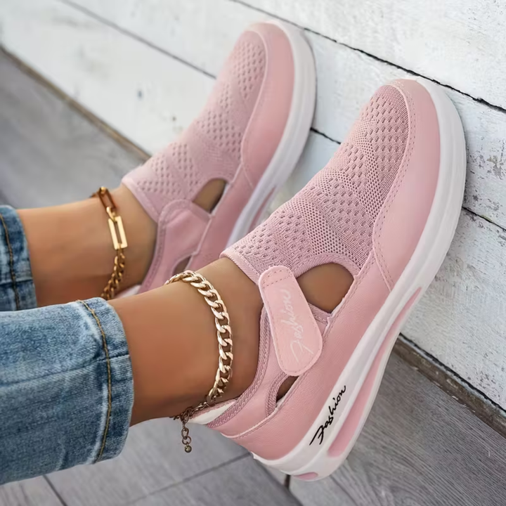 Women’s Cushioned Slip-On Walking Shoes for All-Day Comfort and Support