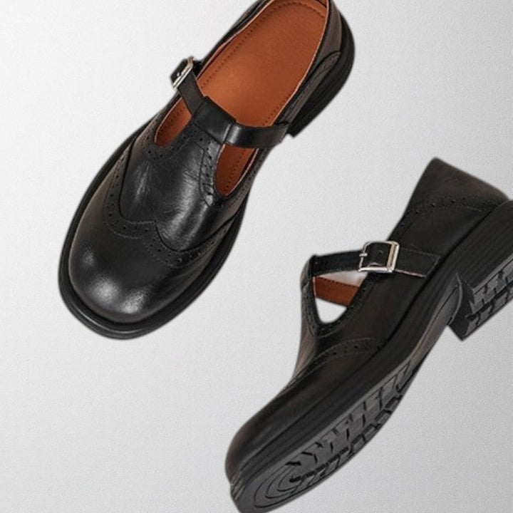 Elegante Lederschuhe für Damen, bequem und vielseitig