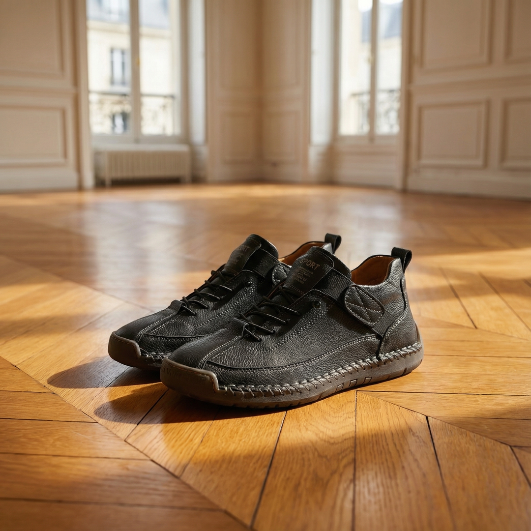 Naisten mukavat vegaaniset nahkaiset nauhalenkkarit