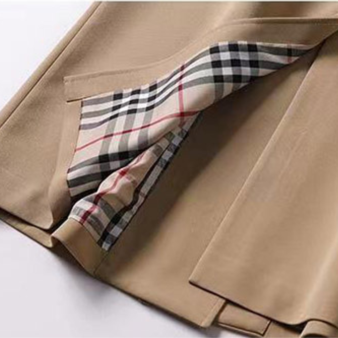 Naisten vedenkestävä trenssitakki säädettävällä vyötäröllä