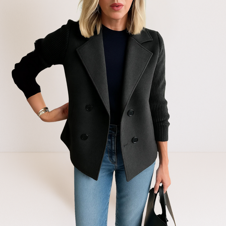 Women’s Slim Fit Double-Breasted Blazer Jacket