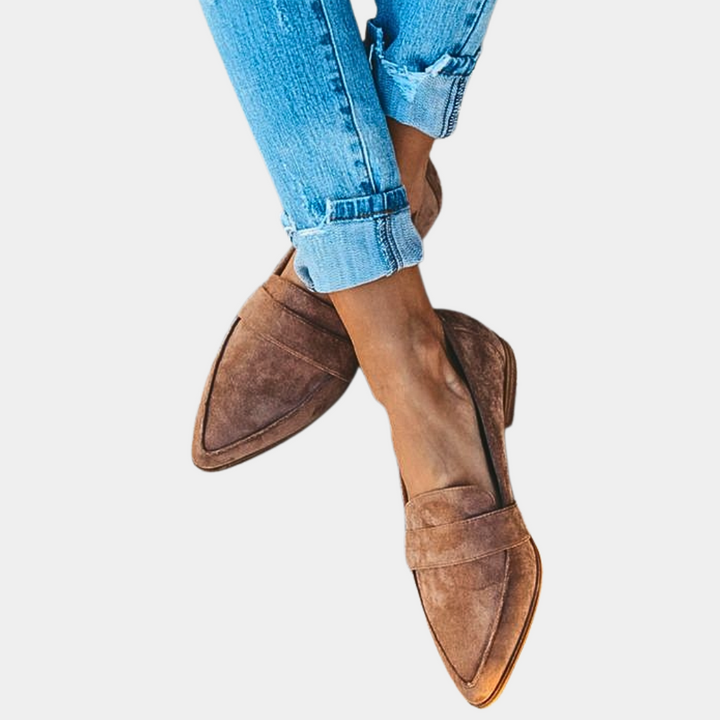 Mocassins élégants pour femmes, silhouette fuselée et design confortable à enfiler