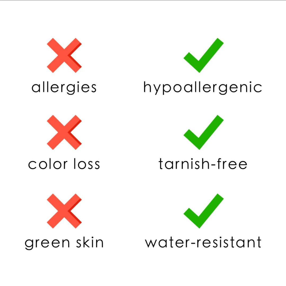 Vintage Necklace Pendant Women Stainless Steel Waterproof Gemstone