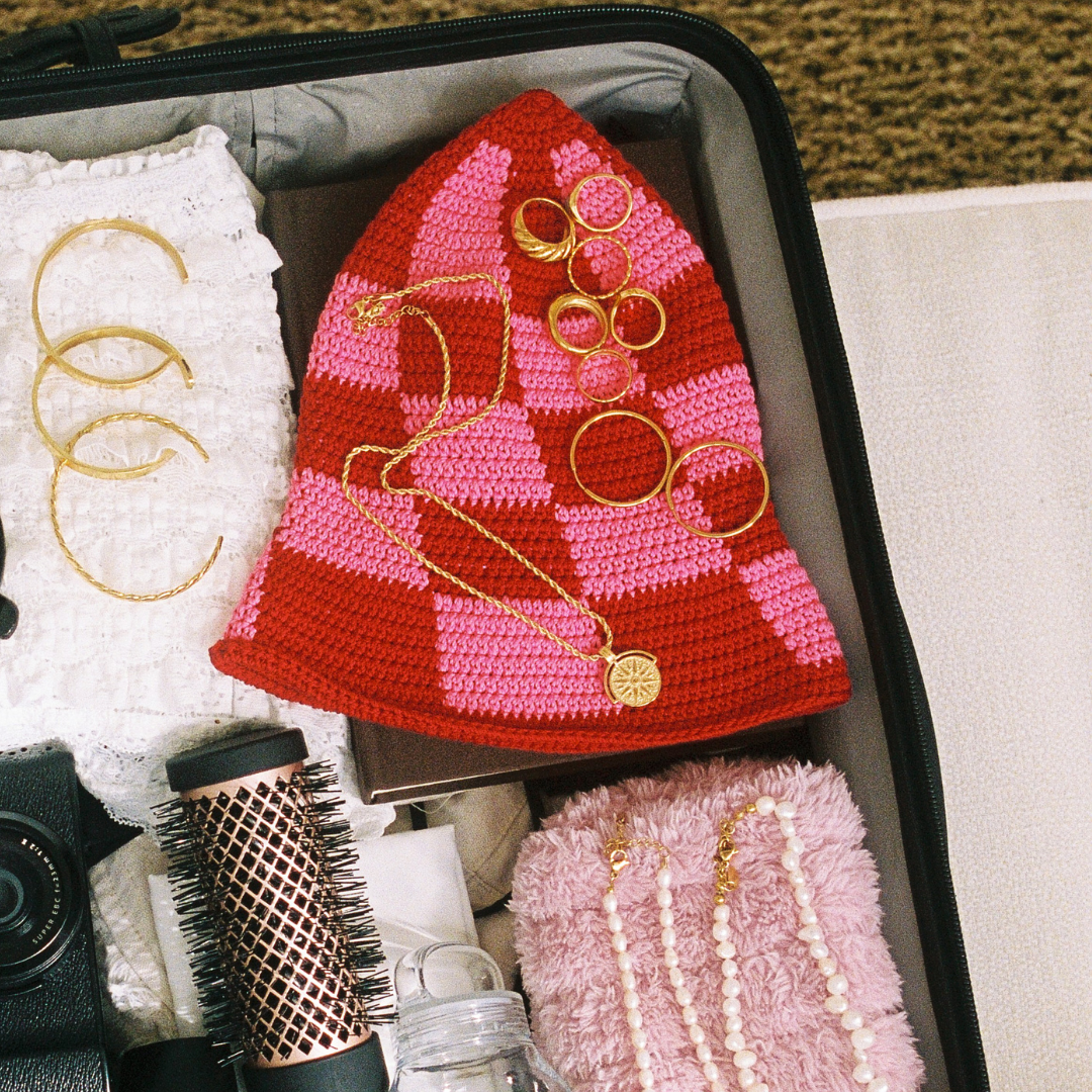 Women Necklace Sun Charm Gold 18k Plated Stainless Steel 45+5cm