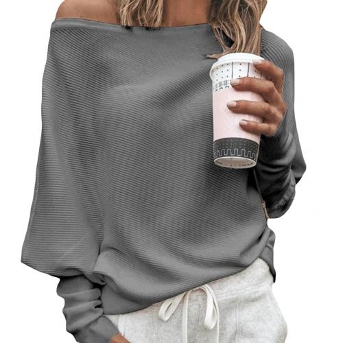 Women’s Ultra-Soft Ribbed Off-Shoulder Sweater