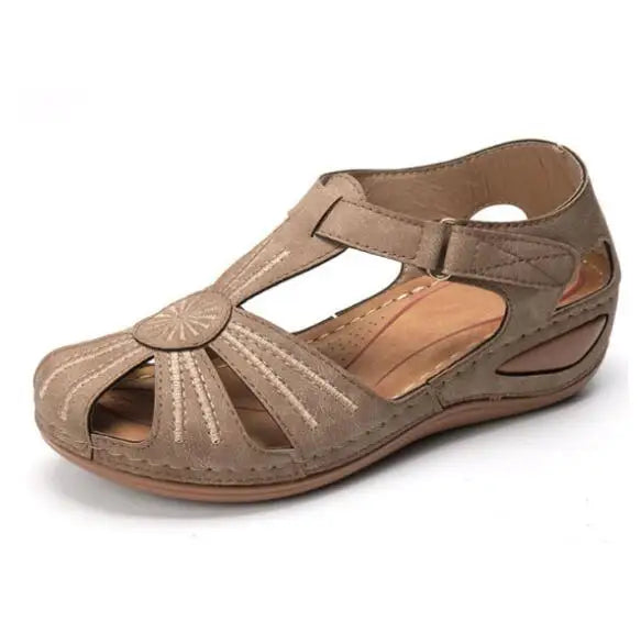 Ergonomiske sandaler Arch Support kvinner fleksibel flat såle