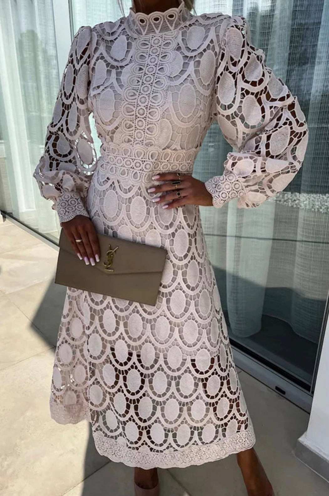 Elegant Lace Dress Women  Romantic Fit for Special Occasions