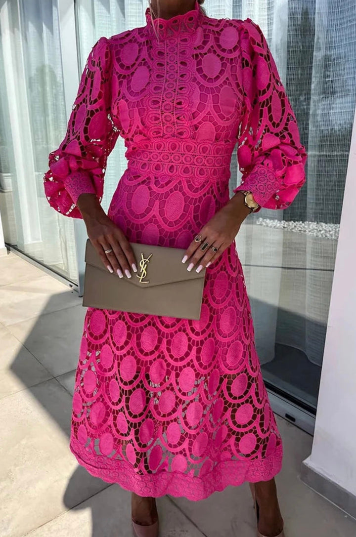 Elegant Lace Dress Women  Romantic Fit for Special Occasions