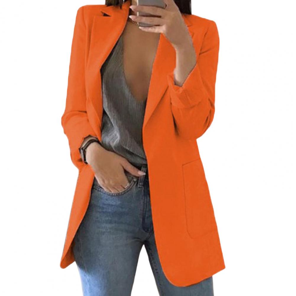 Elegante blazer lungo da donna in lana, calore e comfort alla moda