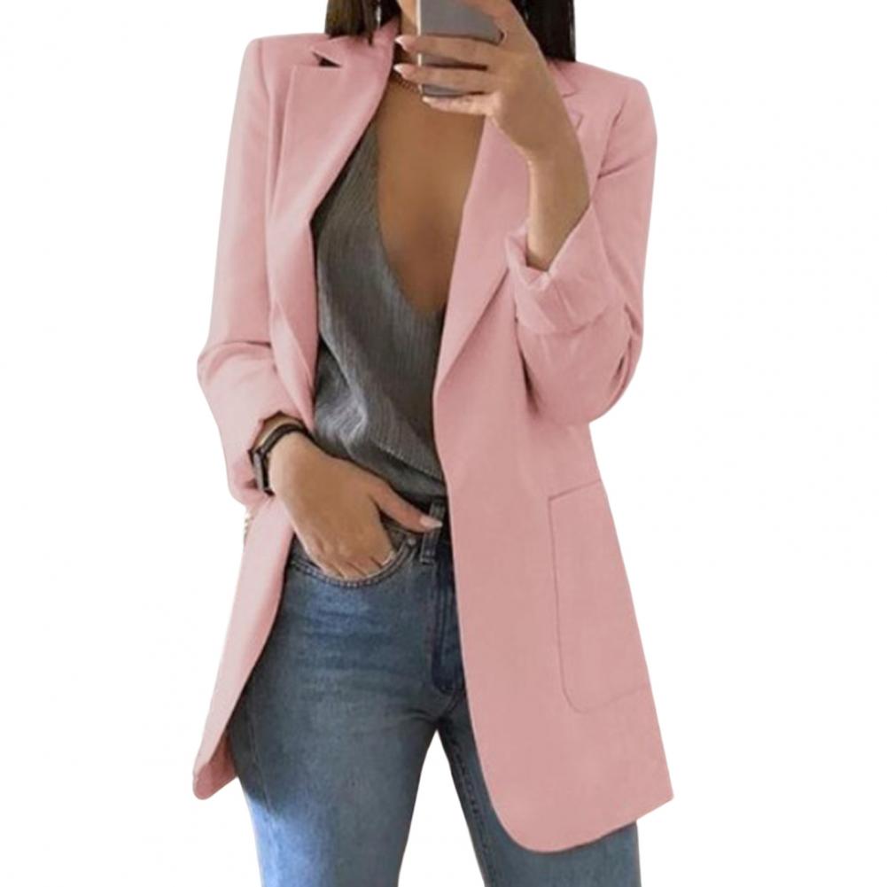 Elegante blazer lungo da donna in lana, calore e comfort alla moda