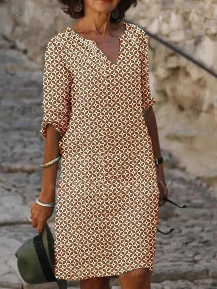 Locker geschnittenes, bequemes Sommerkleid für Damen – atmungsaktiv, vielseitig und komfortabel